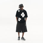 Handpainted Flowers Printed Tee