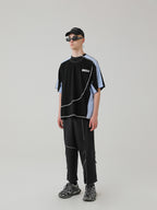 Deconstruction Stitched Logo Tee