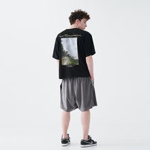 Load image into Gallery viewer, Monet Oil Painting Handwriting Logo Tee
