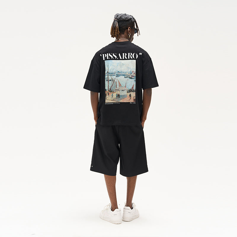 Pissarro Landscape Oil Painting Tee