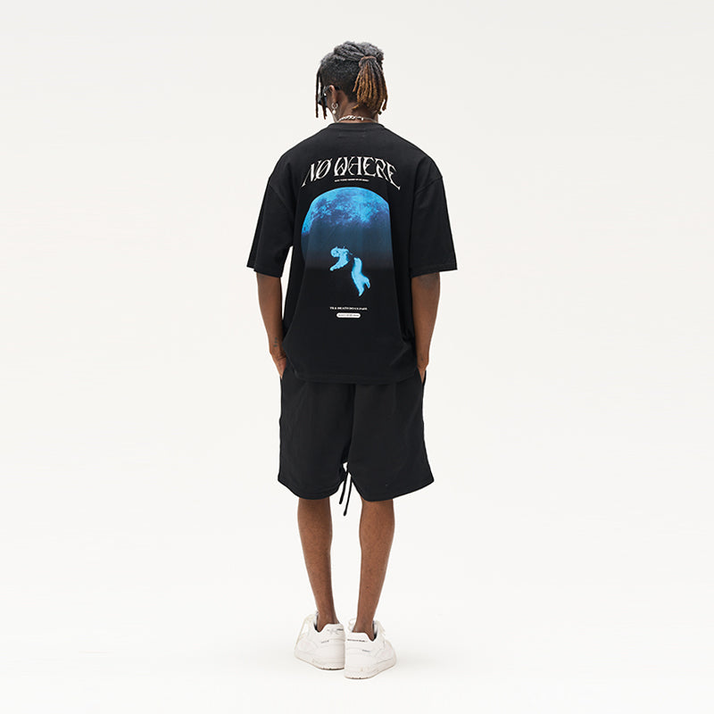 Floating Astronaut Printed Tee