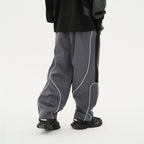 Splicing Irregular Stitching Loose trousers