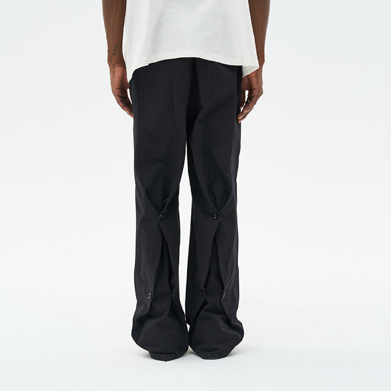 3D Stitching Flared Pants