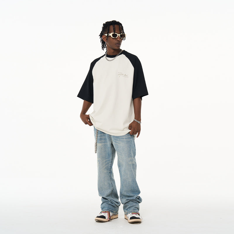 Sunset Logo Raglan Tee
