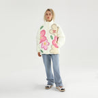 Cartoon Flowers Down Jacket
