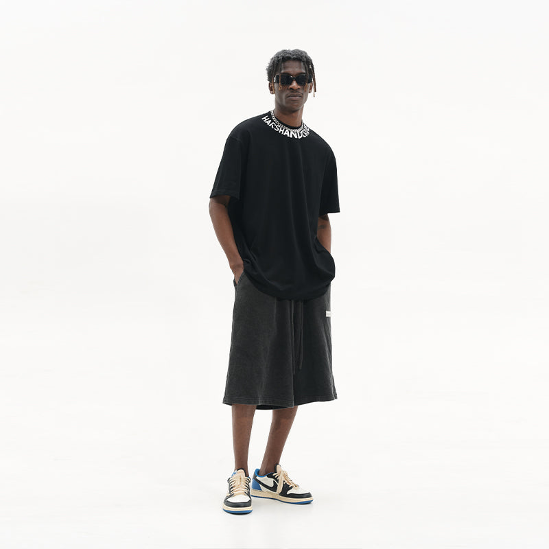 Collar Logo Printed Tee