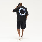 3D Ice Circle Logo Printed Tee
