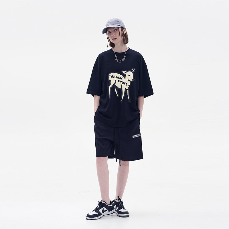 Logo Lamb Printed Tee