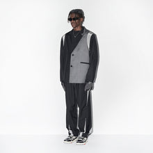 Load image into Gallery viewer, Deconstructed Asymmetric Nylon Blazer
