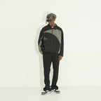 Contrast Stitching Curved Jacket
