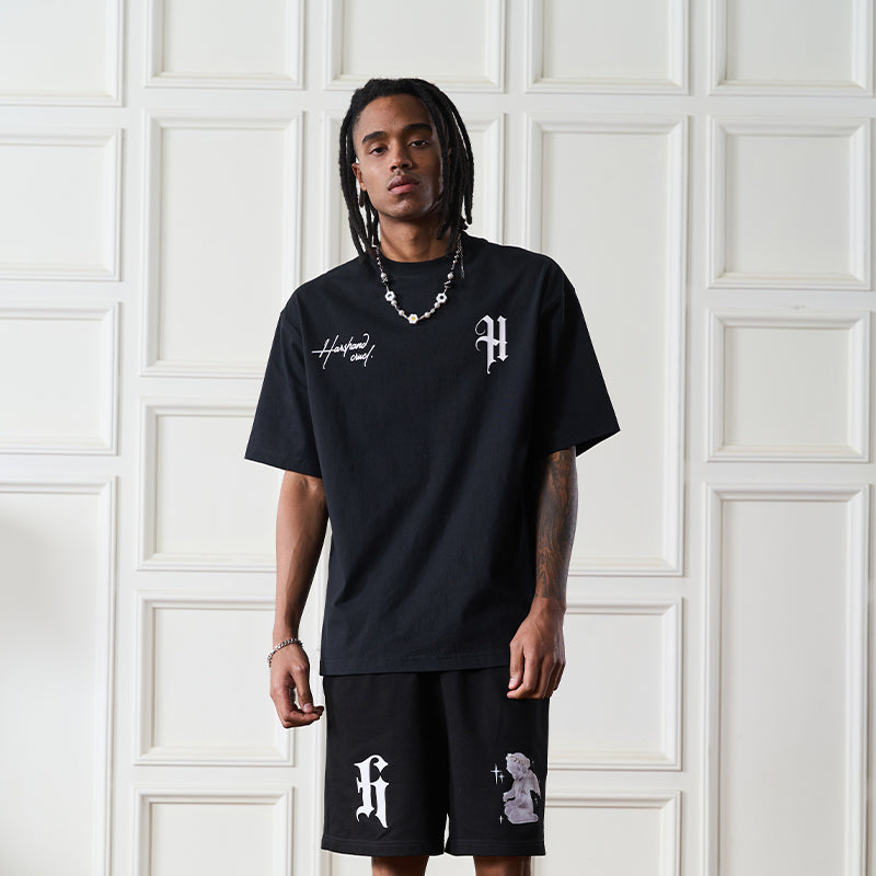 Pirate Cross Gothic Logo Tee