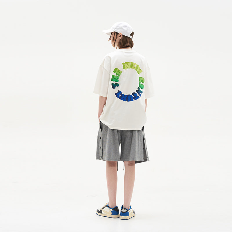3D Gradient Circle Tee