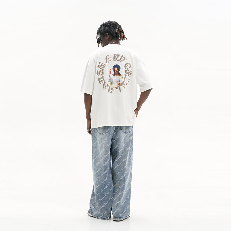 Jesus Ring Logo Printed Tee