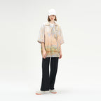Forest Lake Oil Painting Full Print Cuban Shirt