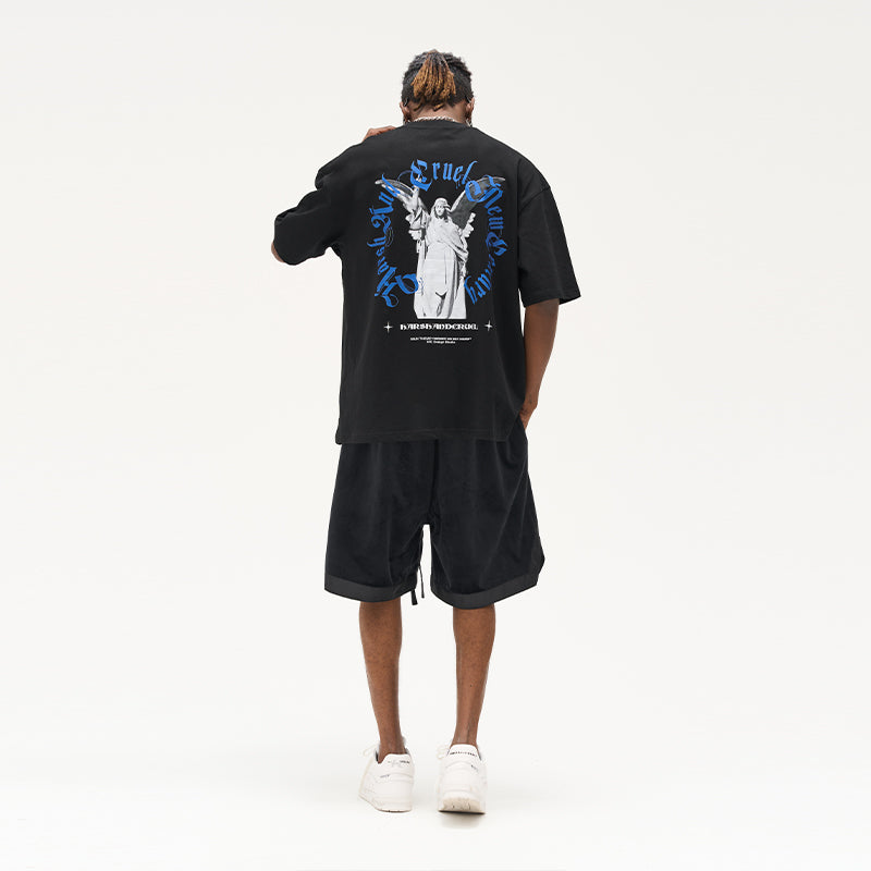 Gothic Statue Printed Tee