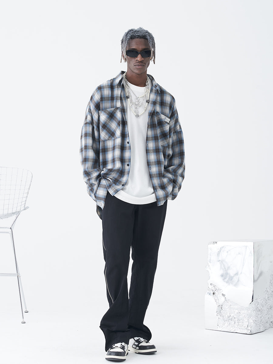 Retro Flannel Plaid Shirt