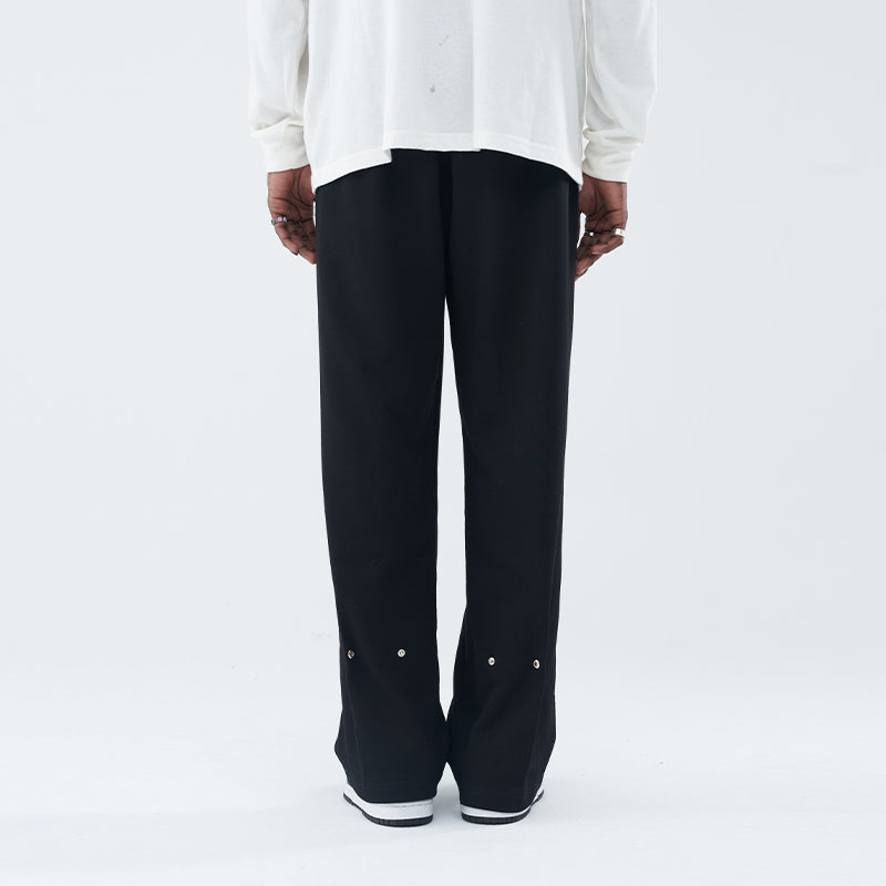 Snap Button Layered Trousers