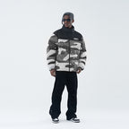 Camouflage Print Down Jacket
