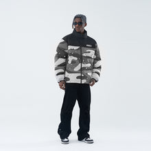 Load image into Gallery viewer, Camouflage Print Down Jacket
