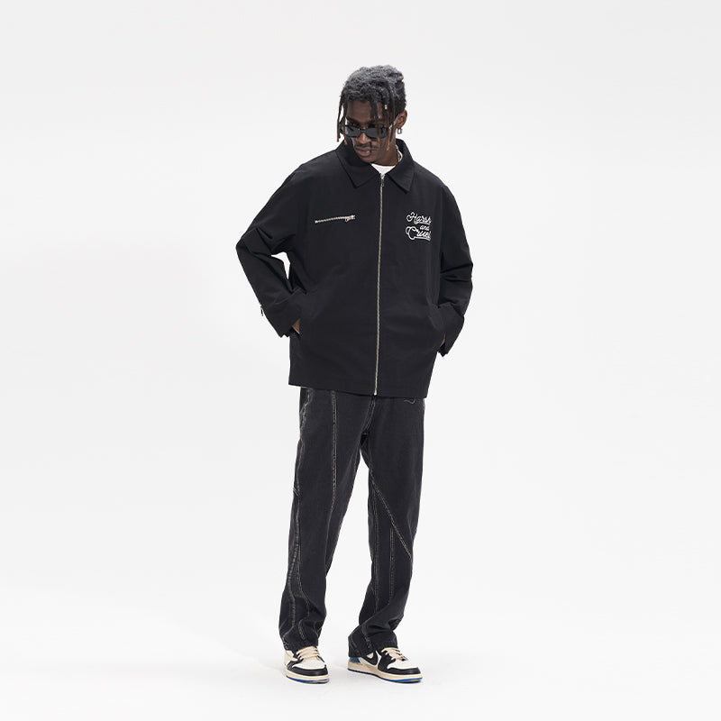 Logo Heart Embroidered Jacket
