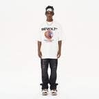 Stickers Apple Printed Tee