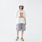 Broken Heart Necklace Bear Tee