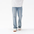 Distressed Loose Flared Denim