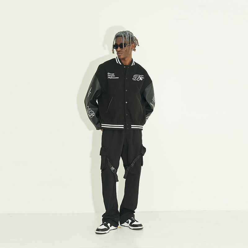 Religious Cross Varsity Jacket