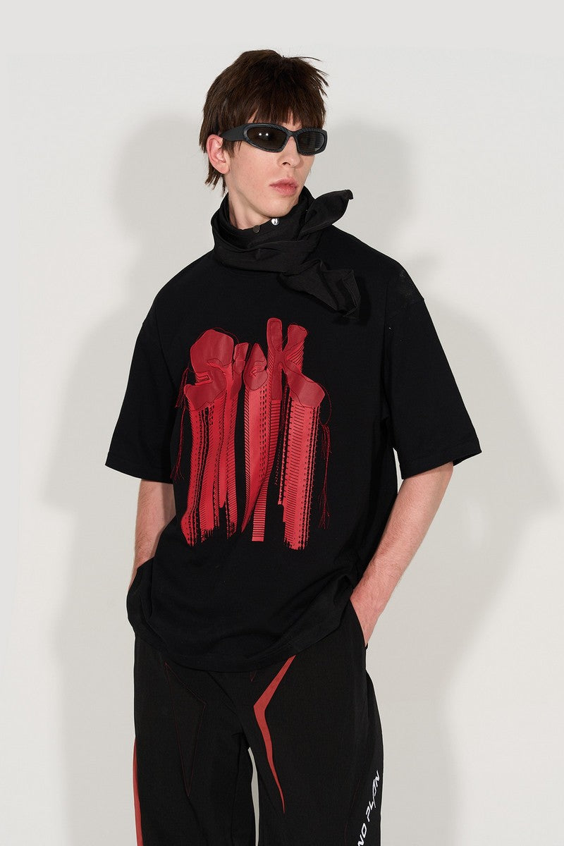 BLIND x Harsh and Cruel Sick Embroidered Tee