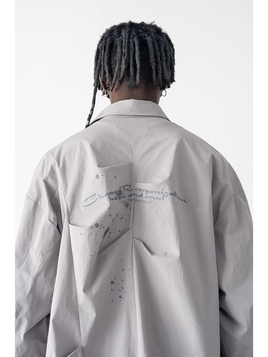 Ink PVC Pocket Long Sleeve Shirt