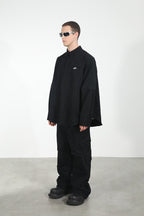 Detachable Sleeves Loose Shirt