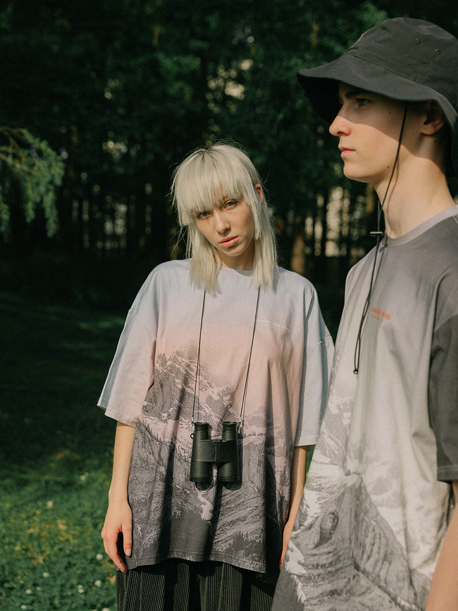 Mountain Landscape Logo Tee