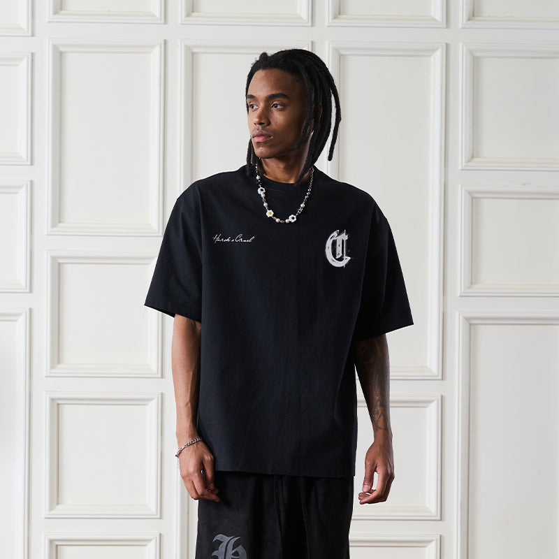 Spray Painted Gothic Letter Tee