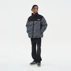 Custom Denim Padded Down jacket