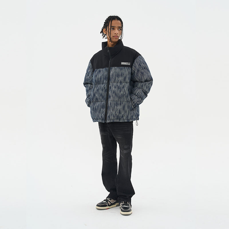 Custom Denim Padded Down jacket