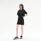 Hollow Waist Logo Dress