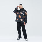 Bear High Collar Down Jacket
