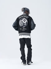 Load image into Gallery viewer, Paisley Eight Ball Varsity Jacket
