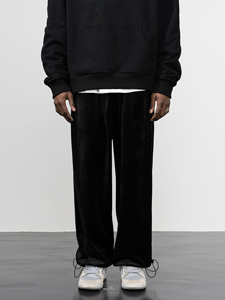 Basic Velvet Loose Trousers