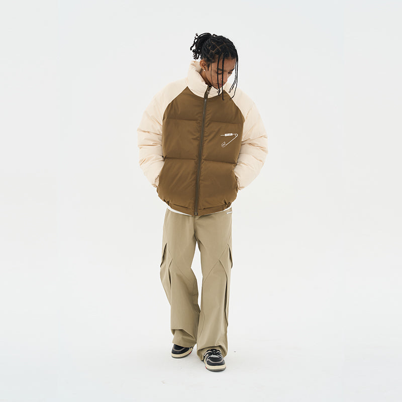 Logo Colorblock Padded Jacket
