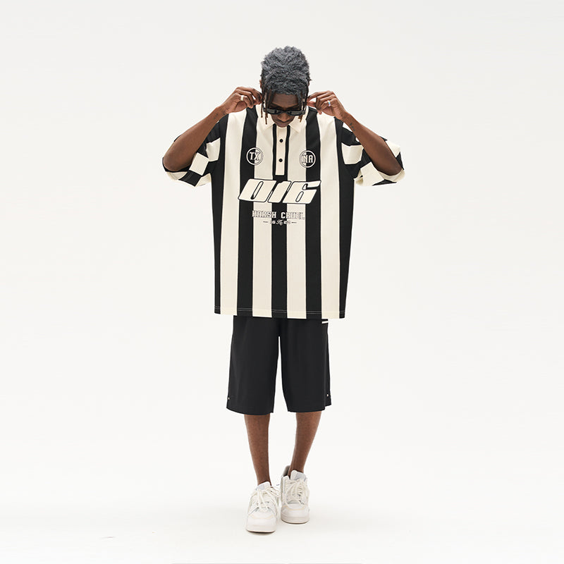 Striped Logo Jersey Shirt