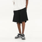 Side Striped Basic Loose Shorts