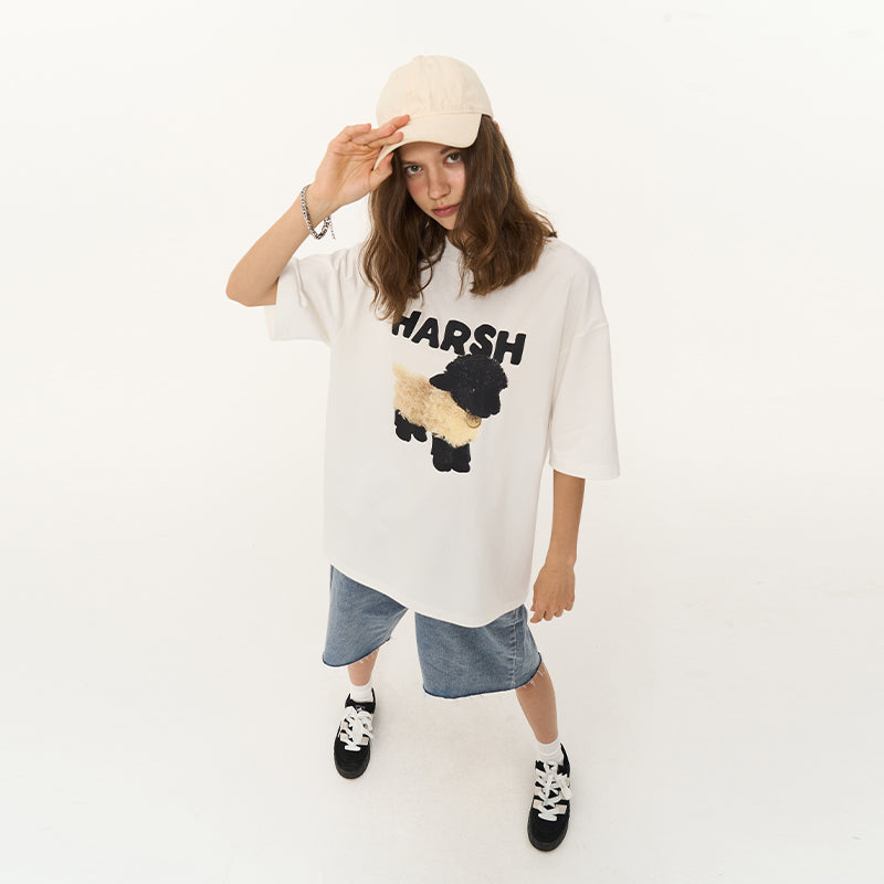Lamb Peluche Printed Tee
