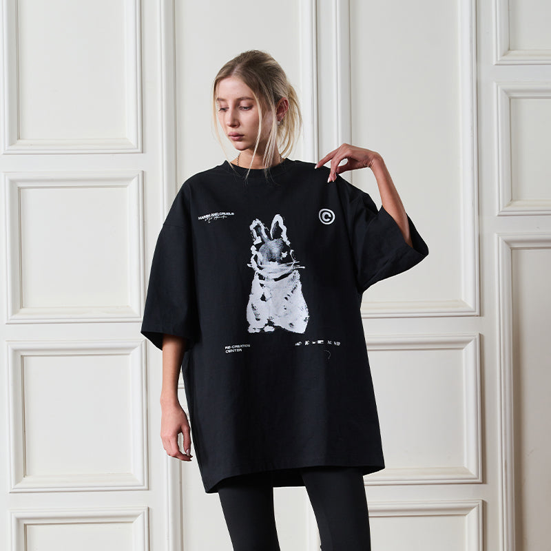 Painted Rabbit Printed Tee