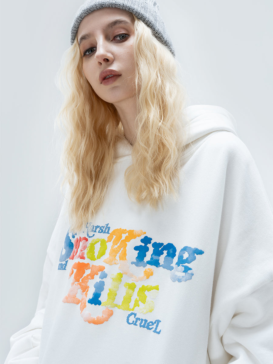 Smoking Kills Rainbow Hoodie