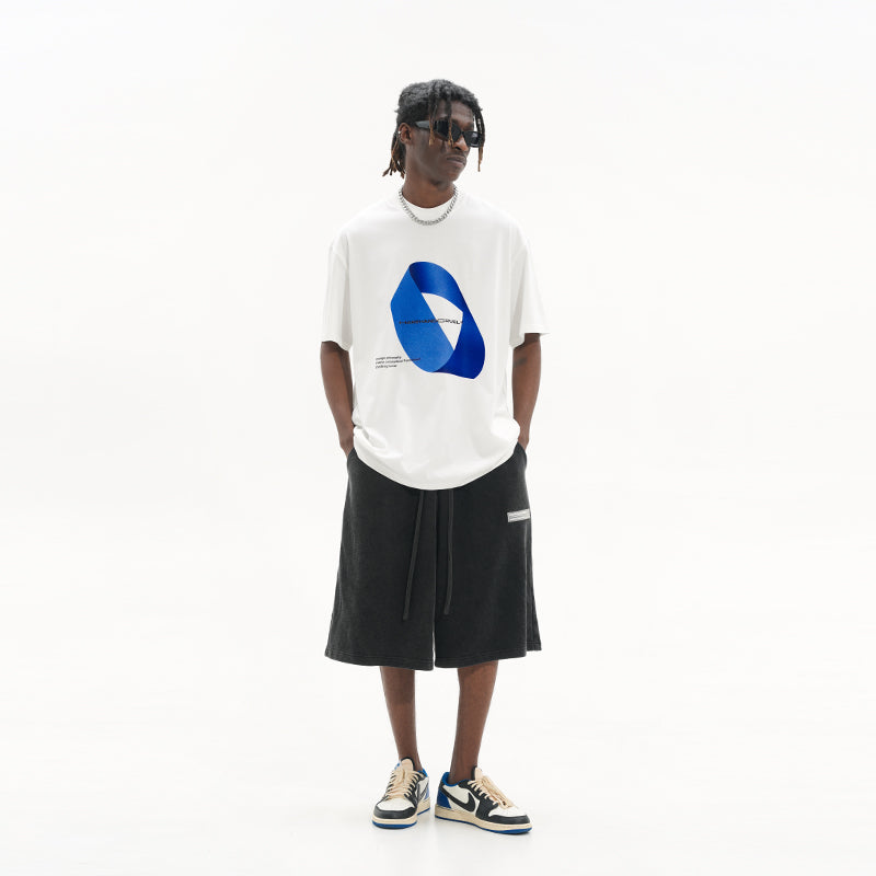 3D Mobius Ring Printed Tee