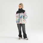 Handpainted Divisionism Down Jacket