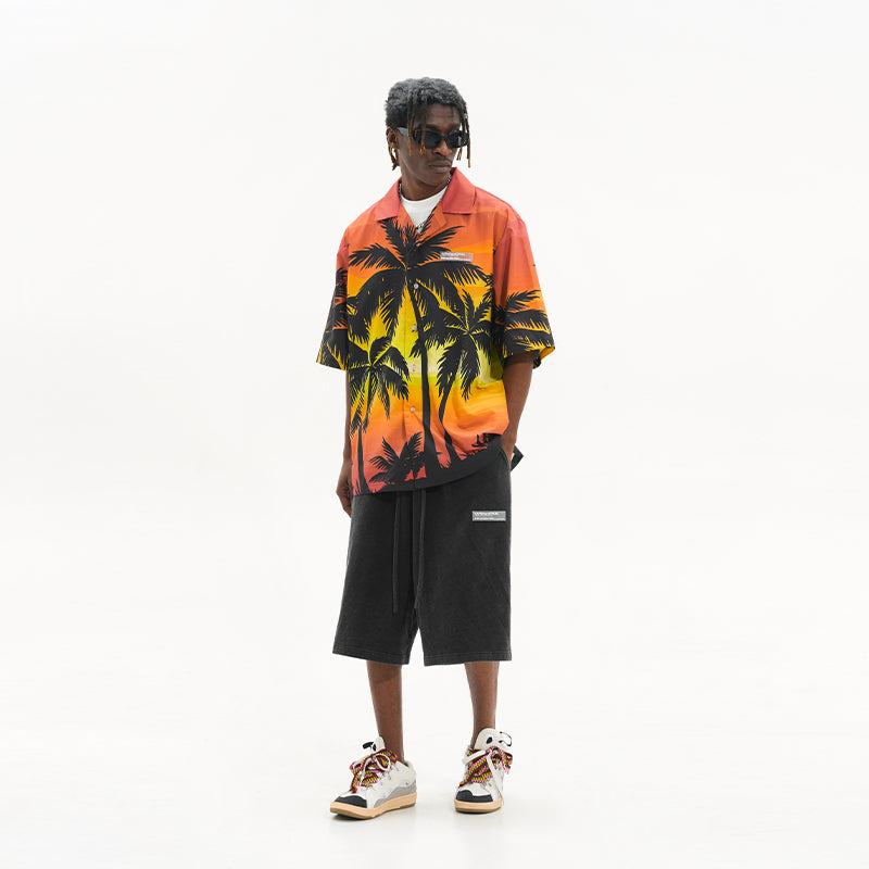 Hawaiian Sunset Cuban Shirt