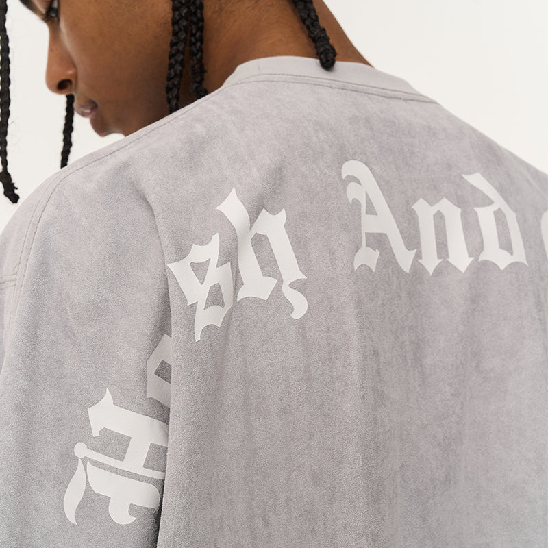 Gothic Logo Suede Tee