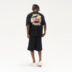 Oil Painting Paradise Circle Logo Printed Tee